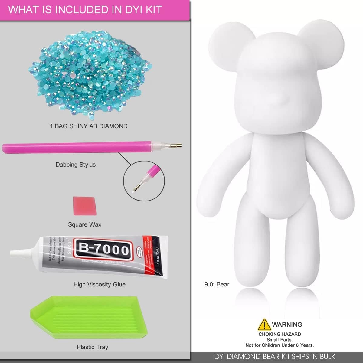 Glitter Bear™ | Home DIY Kit - Moshi Bears